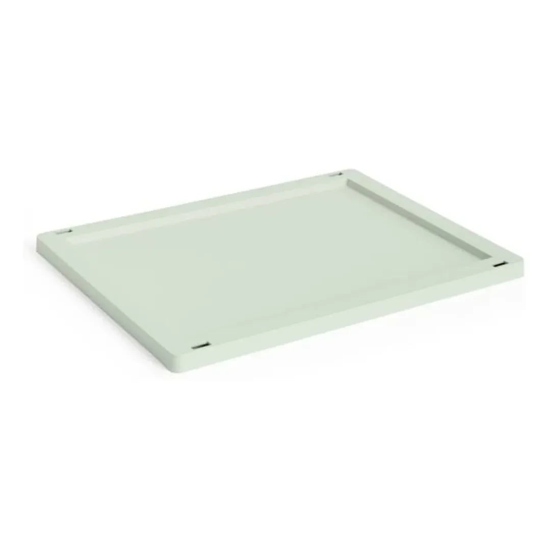 Hay - Tapa rectangular para caja plegable Crate | Verde menta