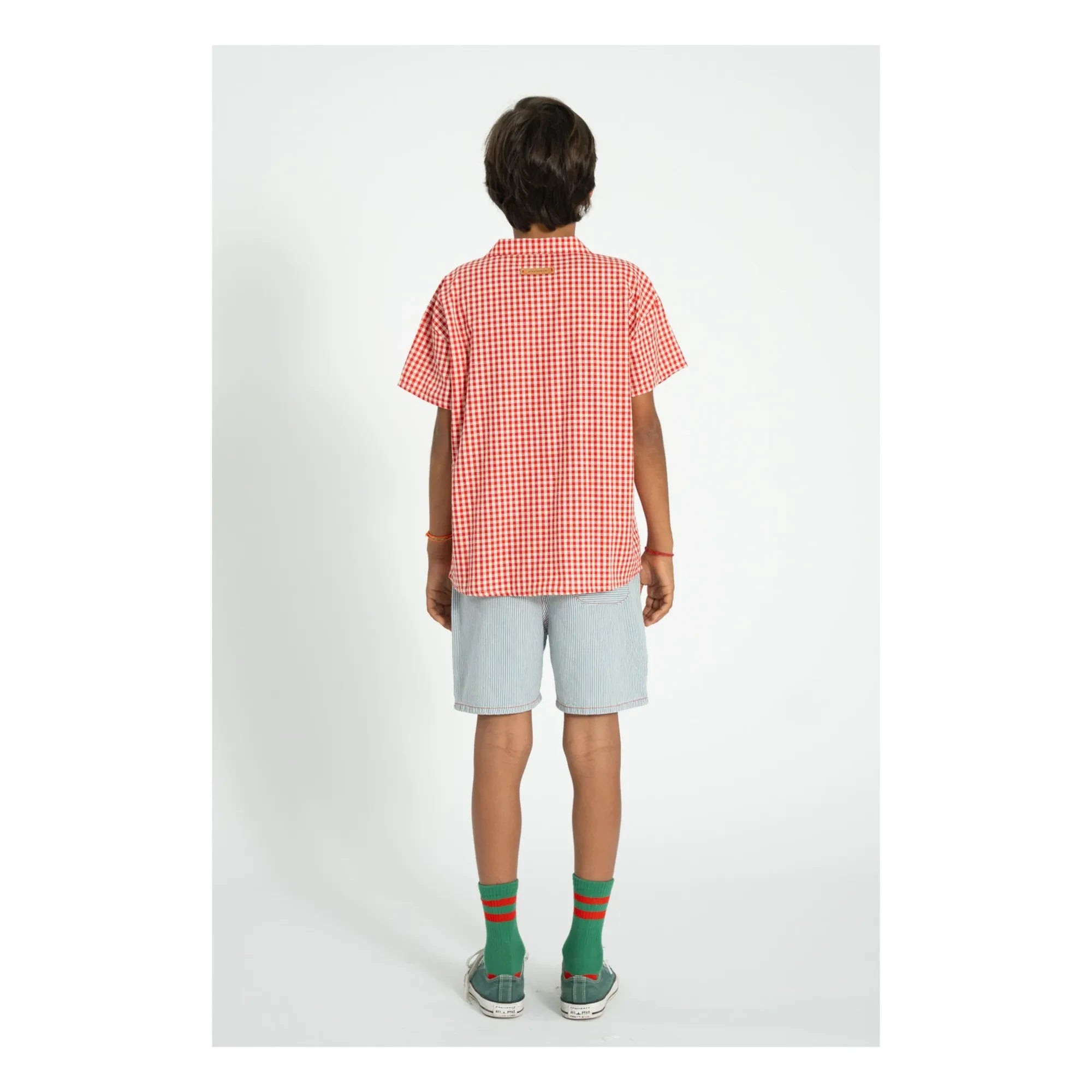 Piupiuchick - Camisa de cuadros de algodón orgánico | Rojo