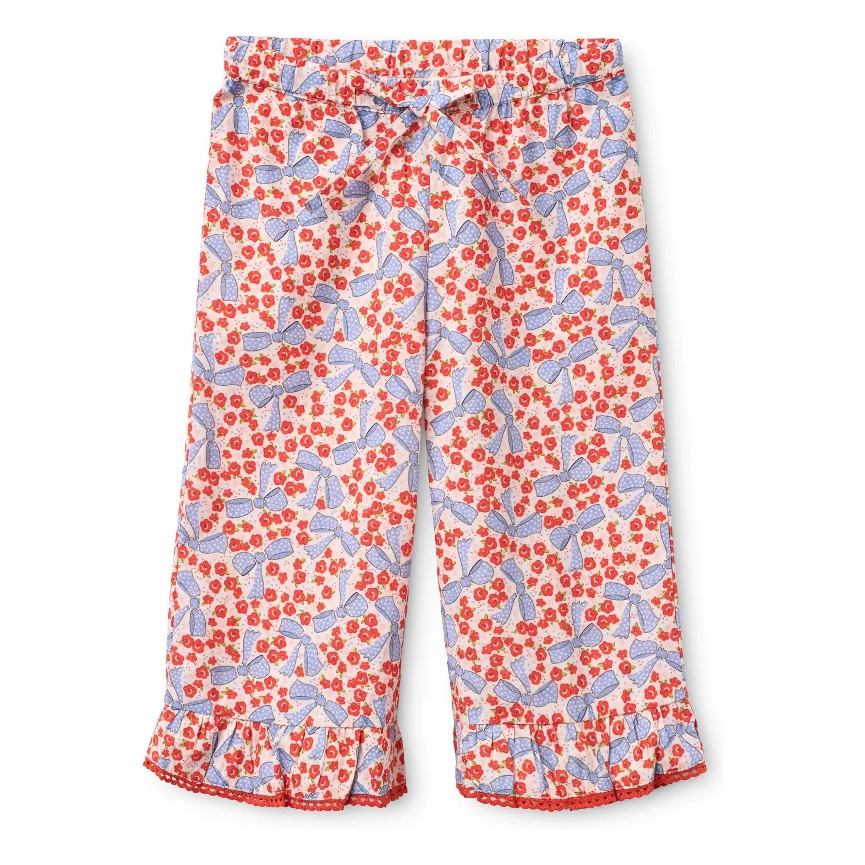 Flöss - Debbie Fleuri Pantalón | Rojo