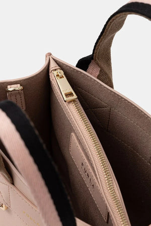 Bolso cruzado de piel Furla Divide It Mini Tote para mujer