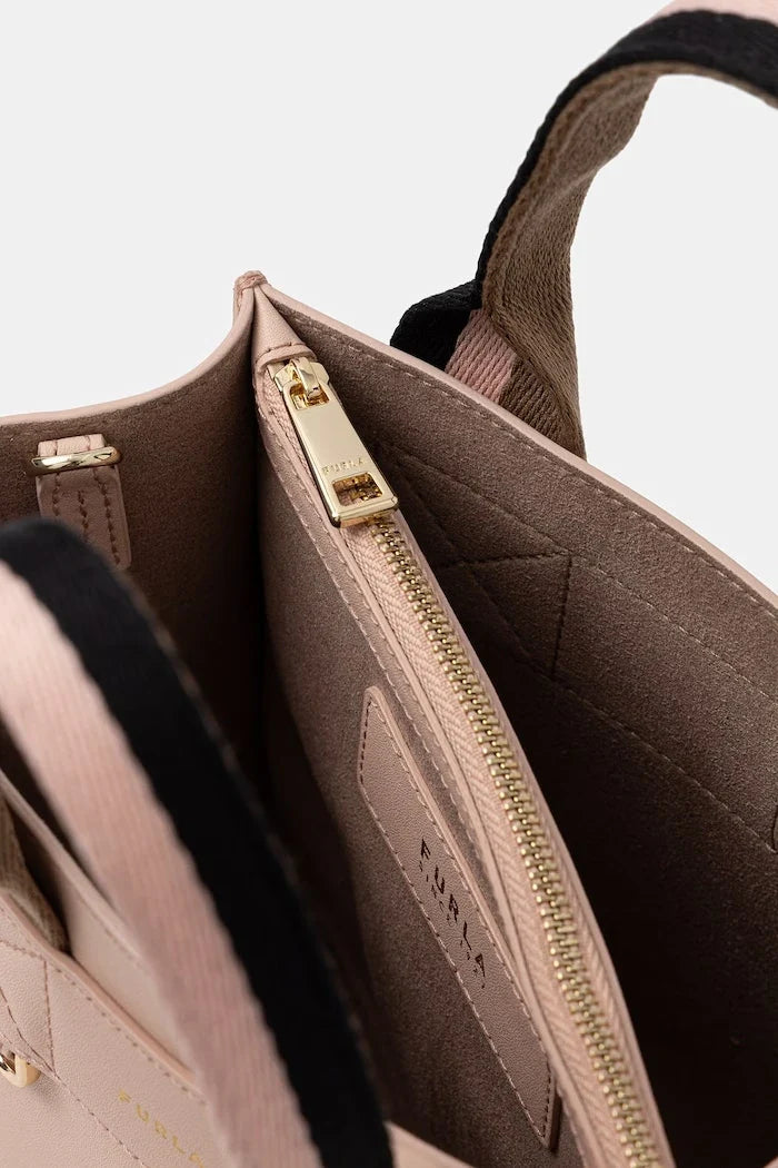 Bolso cruzado de piel Furla Divide It Mini Tote para mujer