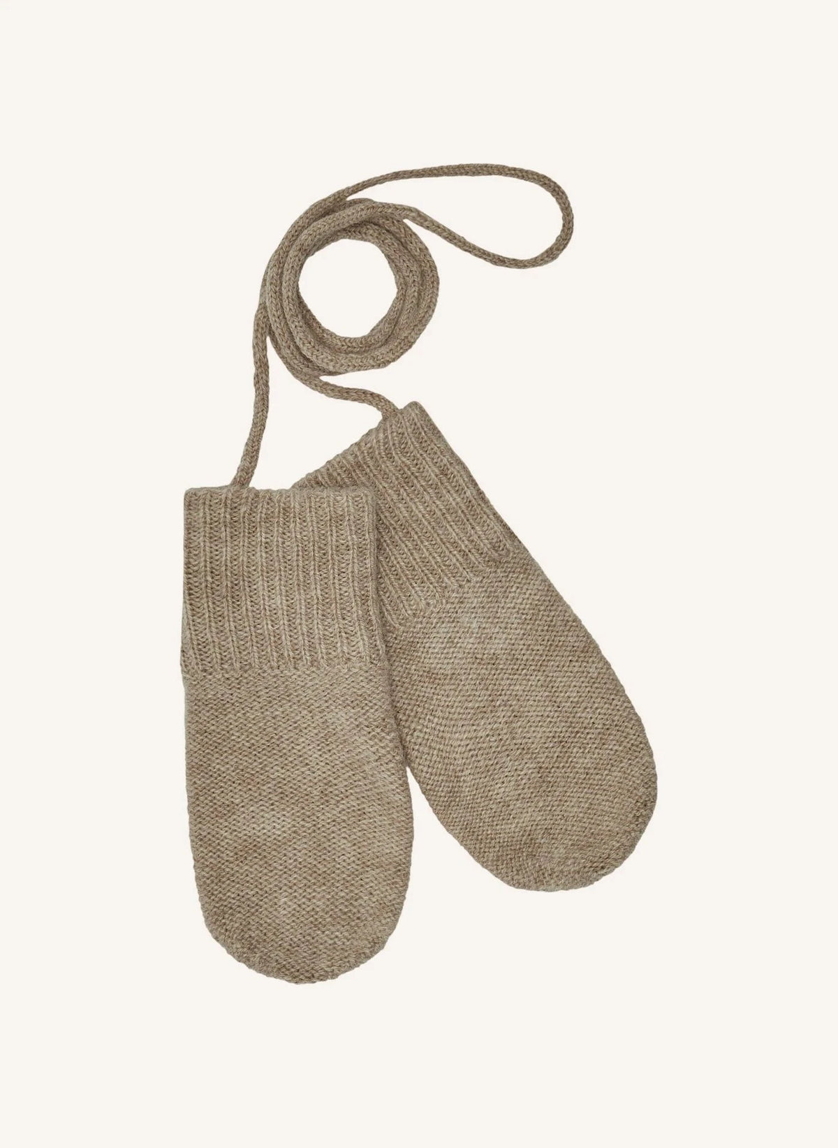 FUB - Guantes de lana de cordero | Beige