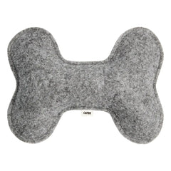 Cafide - Juguete para perro de hueso | Gris