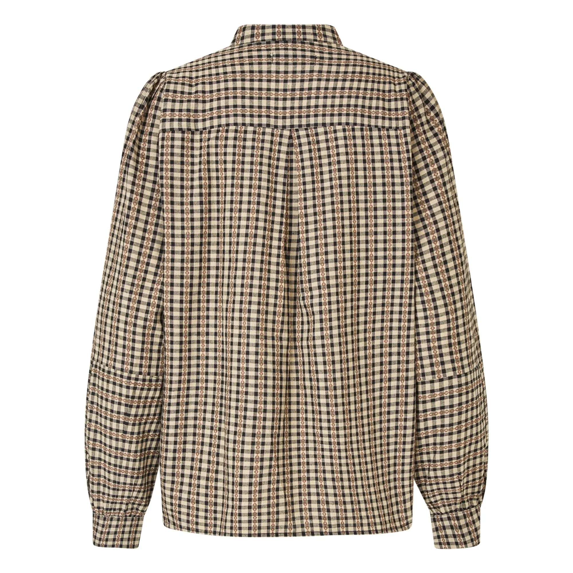 Lollys Laundry - Blouse Lina Kareli | Siyah