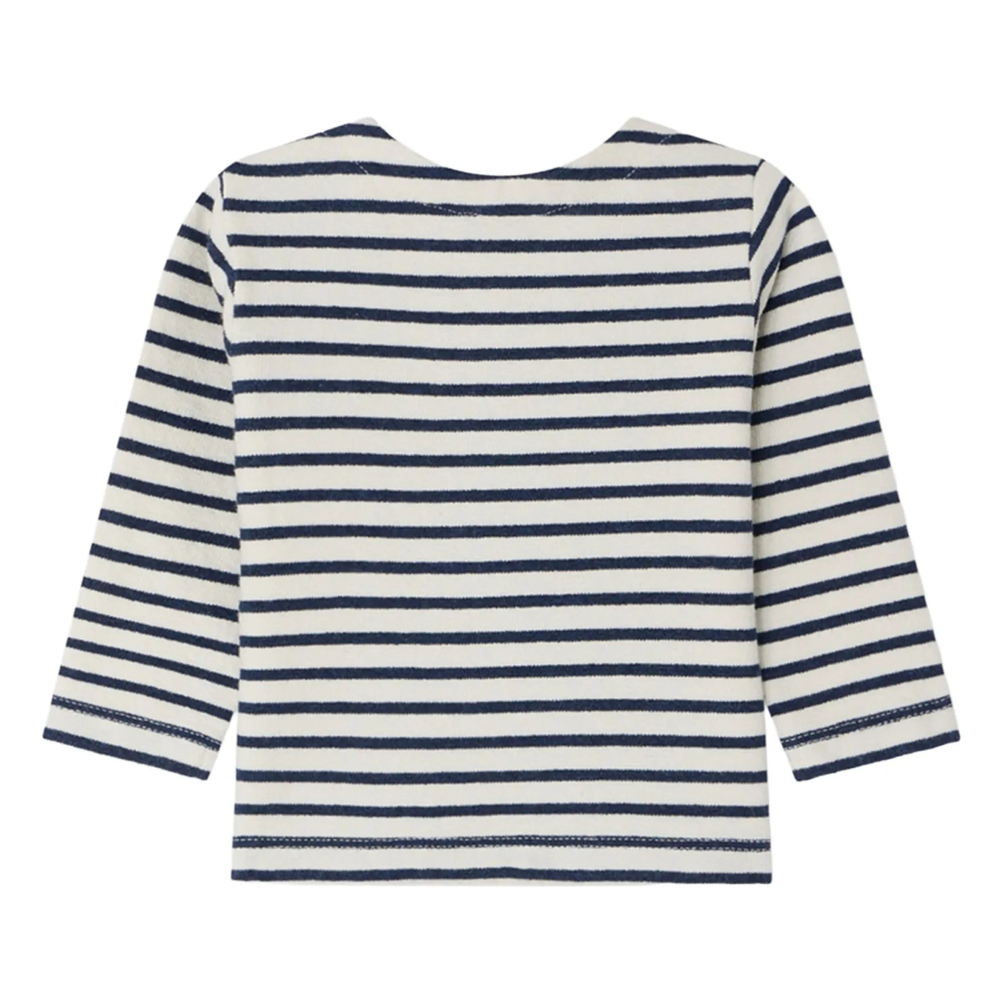 Bonpoint - Camiseta de algodón orgánico con estampado de espirales | Azul índigo