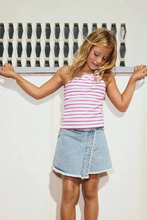 Falda pantalón vaquera para niña Mayoral
