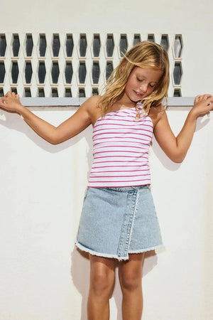Falda pantalón vaquera para niña Mayoral