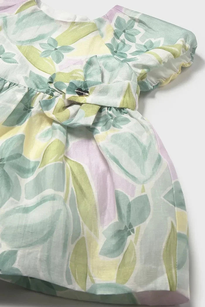 Vestido de lino infantil Mayoral
