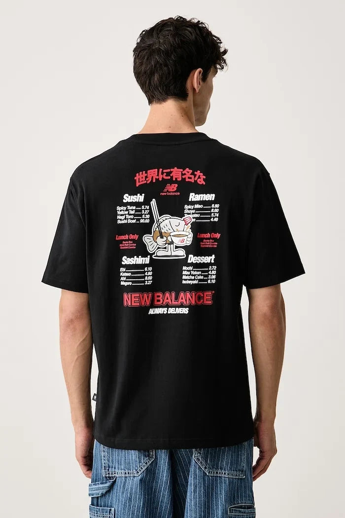 Camiseta de algodón para hombre New Balance Ramen