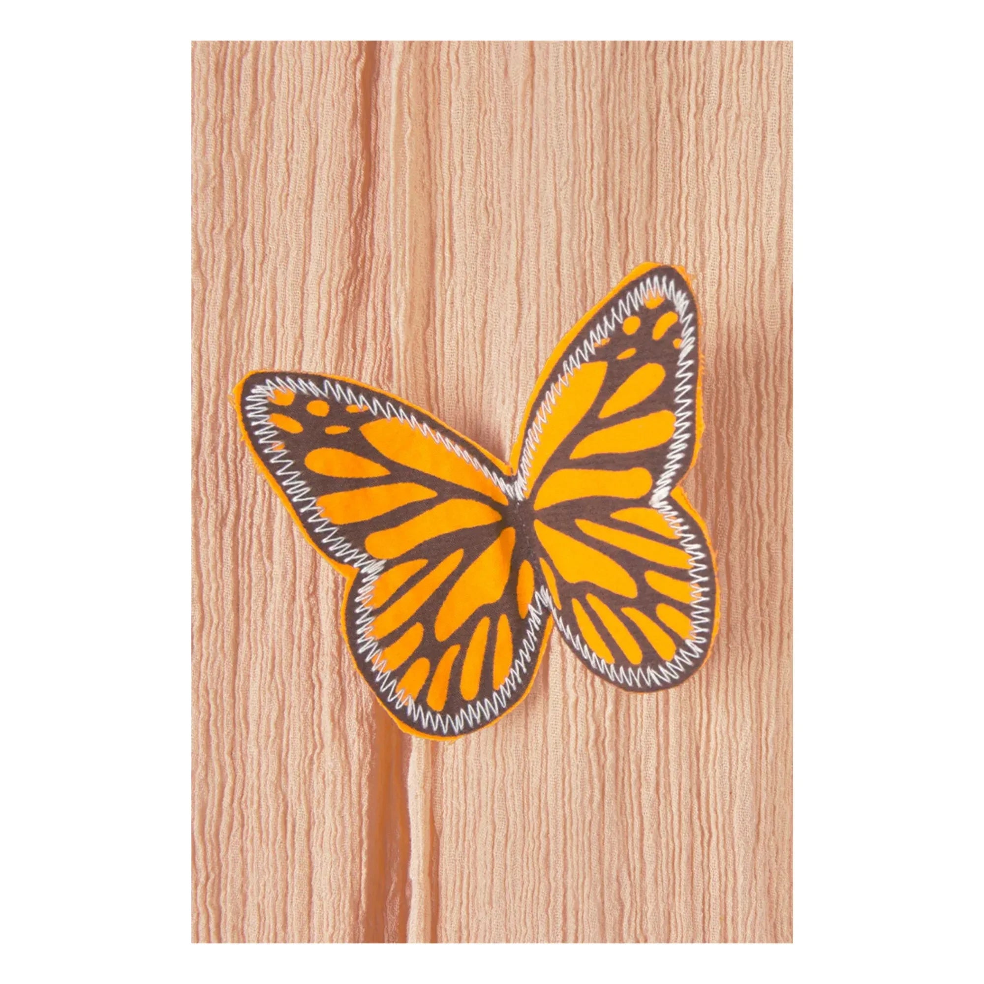 Lorena Canals - Manta de mariposas | Rosa empolvado