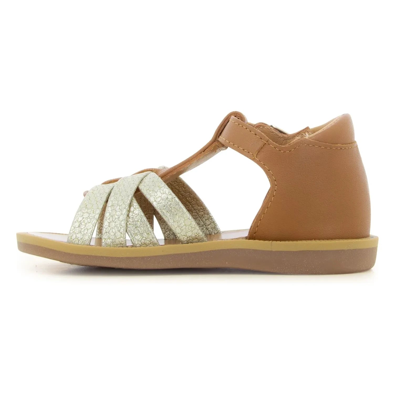 Pom d'Api - Sandalias Neptune destalonadas Poppy | Camel
