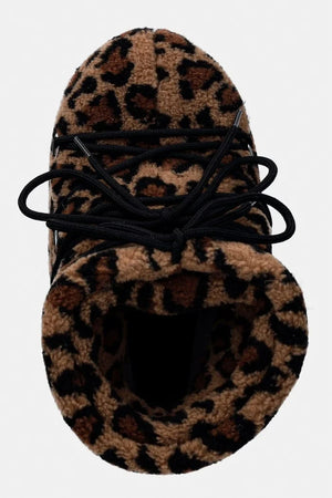Bota de nieve para mujer Moon Boot MB ICON LOW FLEECE LEOPARD