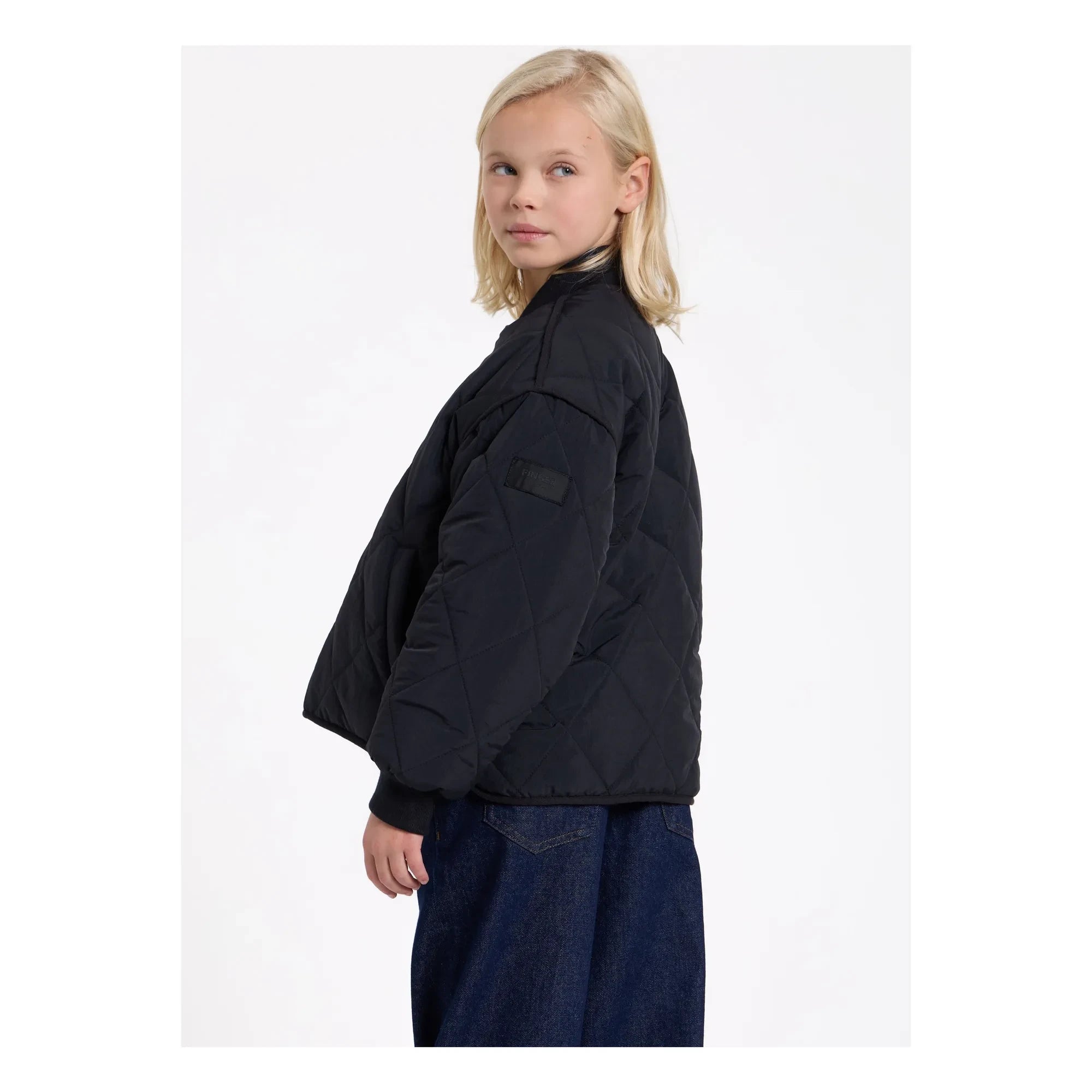 Finger in the nose - Bomber acolchado Braidy | Negro
