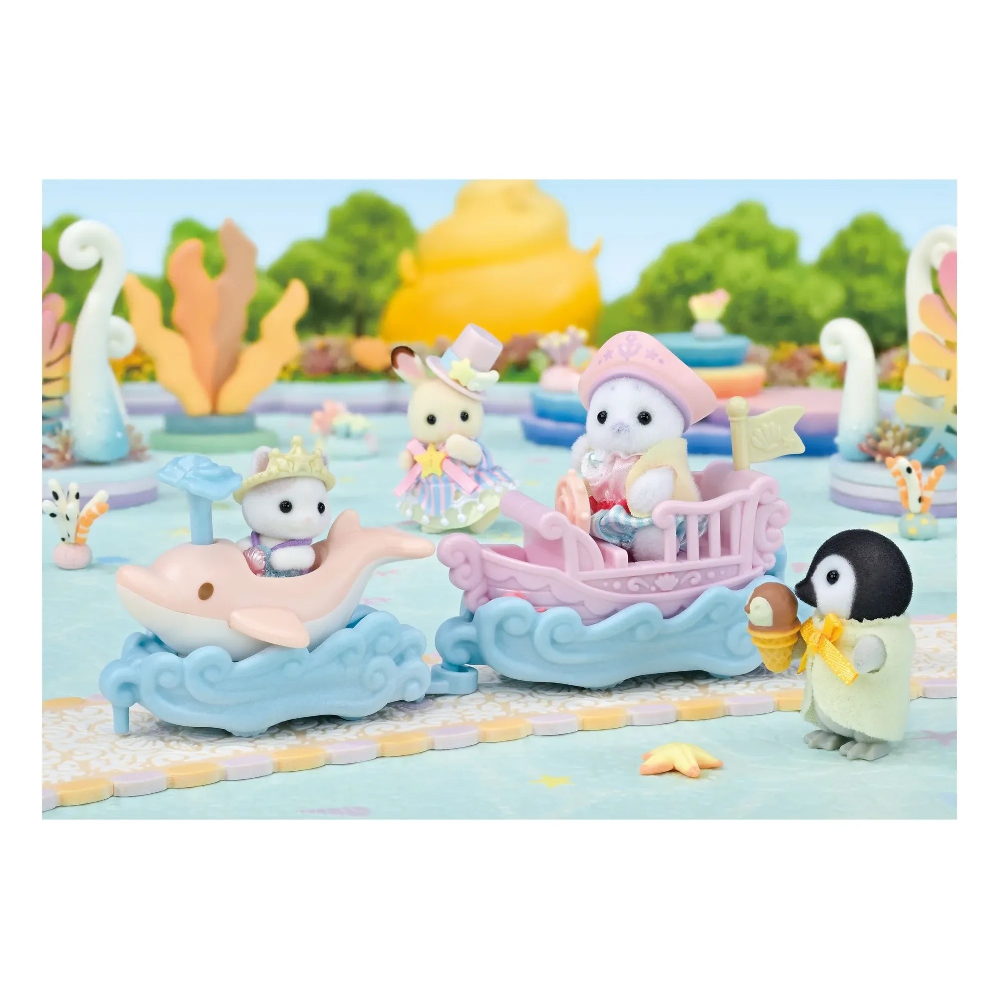 Sylvanian Families - El pequeño tren marino