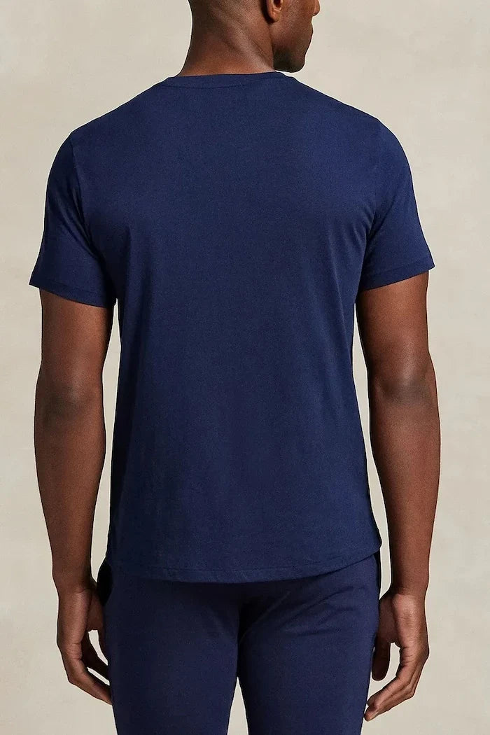 Camiseta de pijama de algodón de manga corta Polo Ralph Lauren