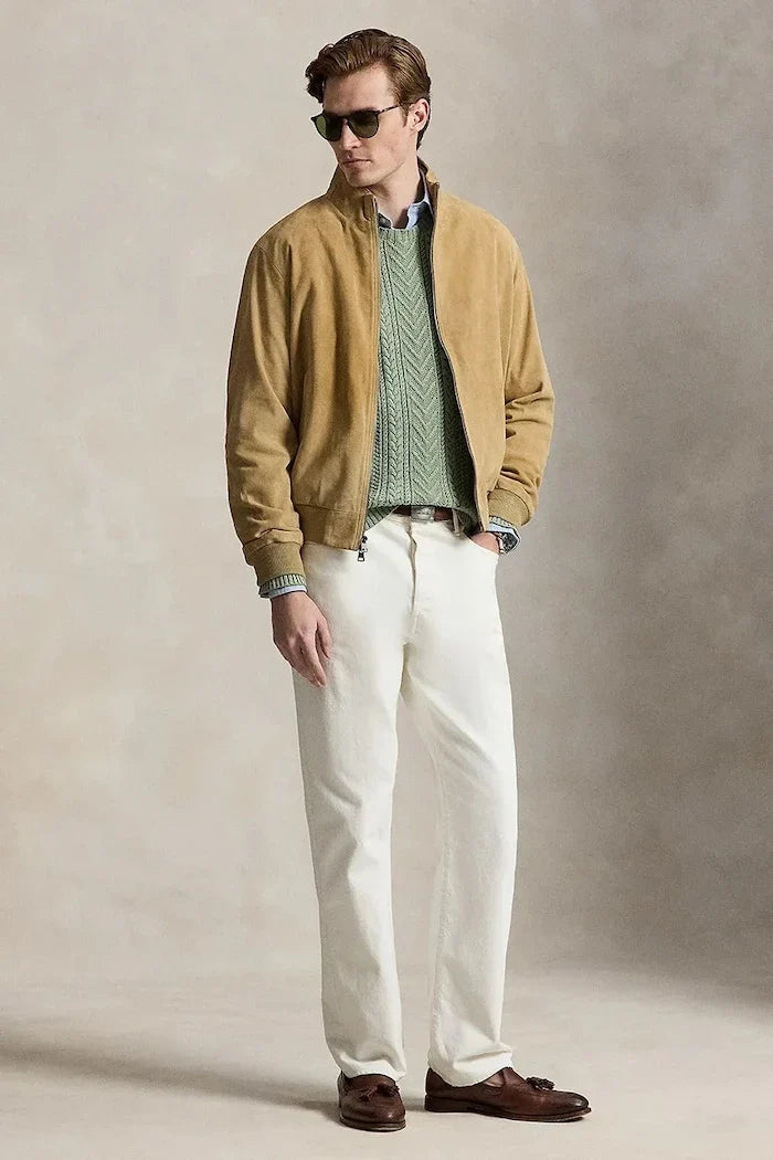 Chaqueta de transición de ante para hombre Polo Ralph Lauren