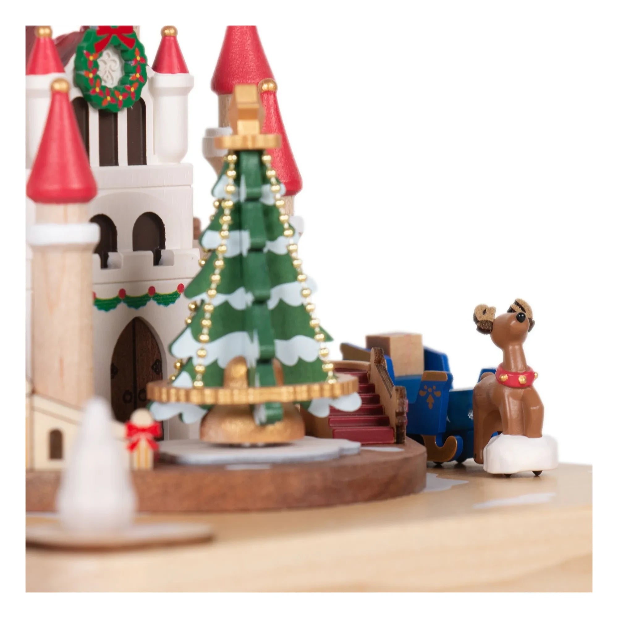 Wooderful life - Caja de música Castillo de Navidad