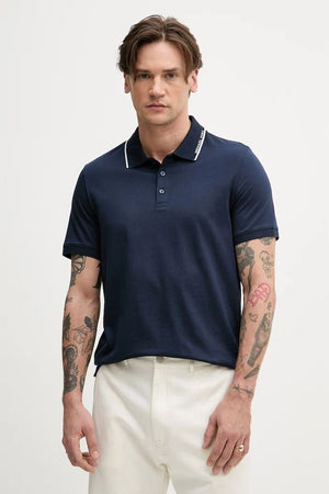 Camiseta de algodón Michael Kors con cuello para hombre