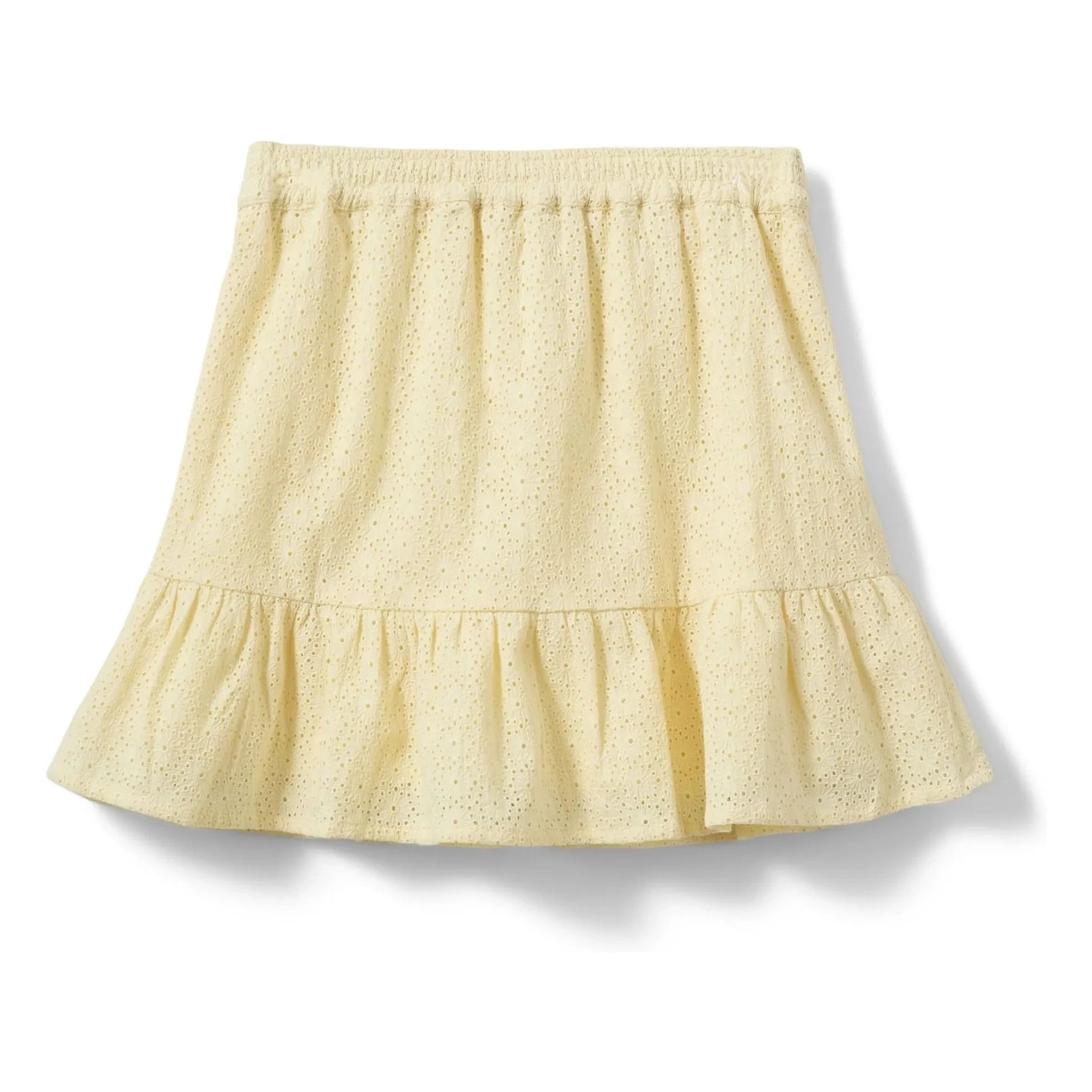 Sofie Schnoor - Minifalda con Volantes Adrienne | Amarillo Pálido