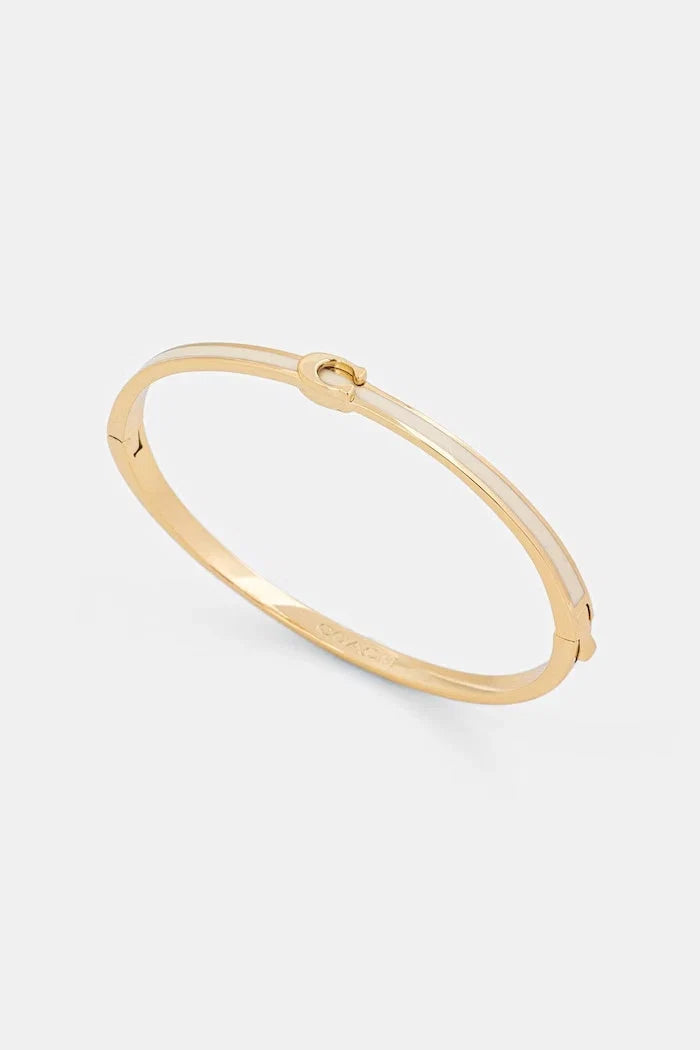 Pulsera metálica Coach para mujer