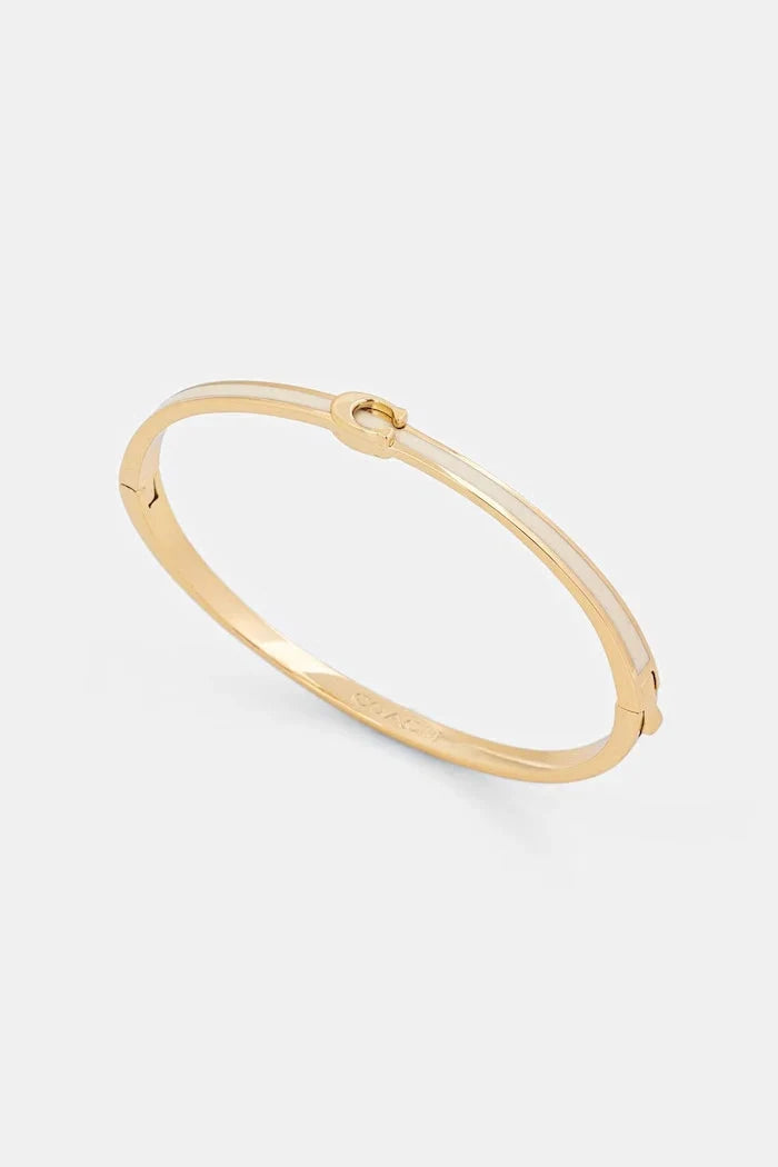 Pulsera metálica Coach para mujer