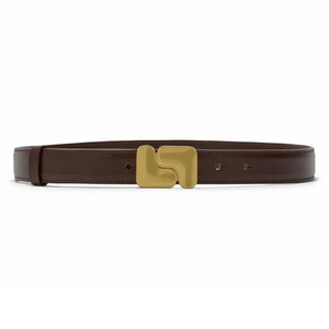 Soeur - Cinturón de cuero Ninon | Chocolate