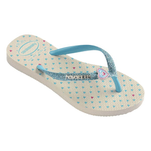 Havaianas - Chanclas planas con purpurina | Beige
