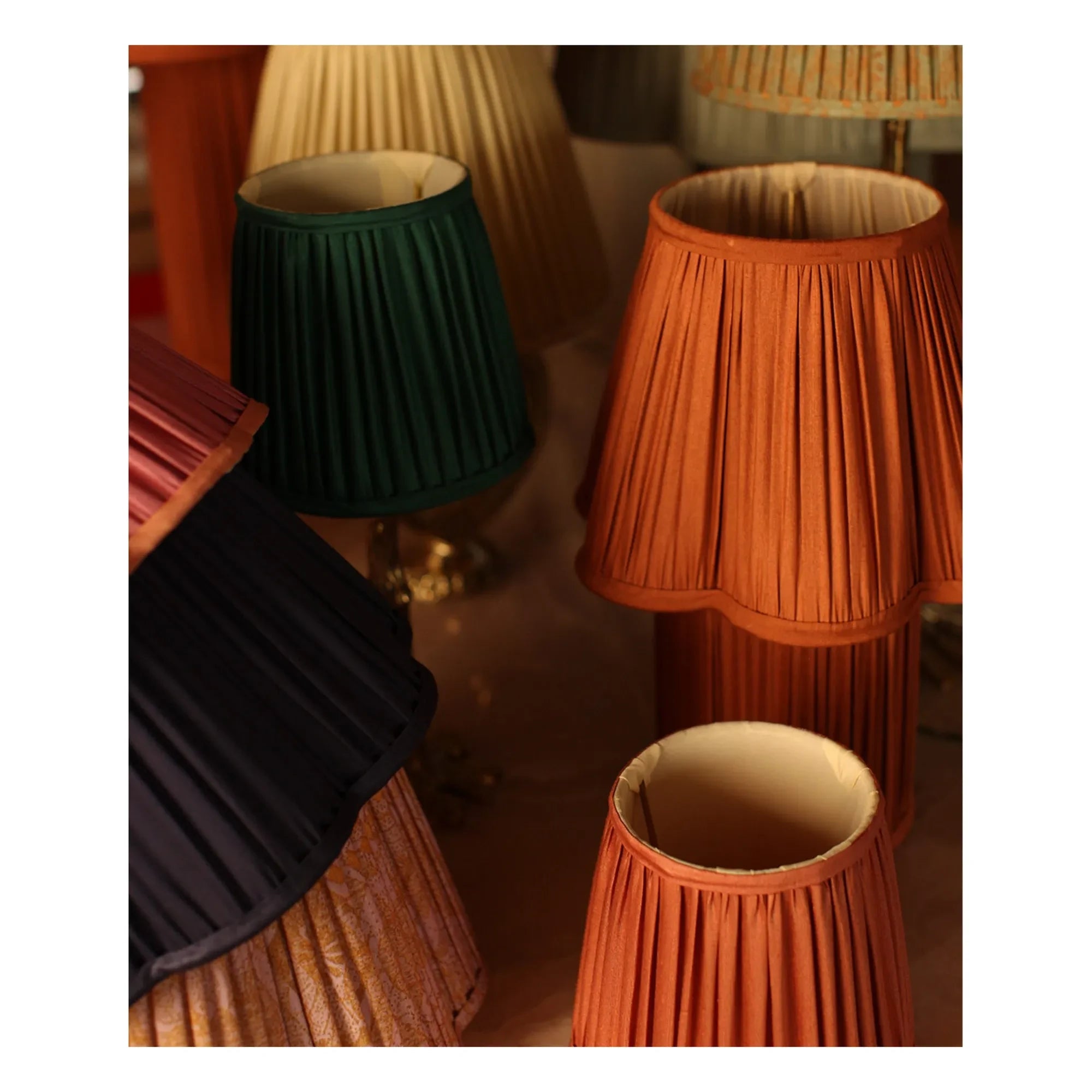 Doing Goods - Diya pantalla de seda | Azul noche