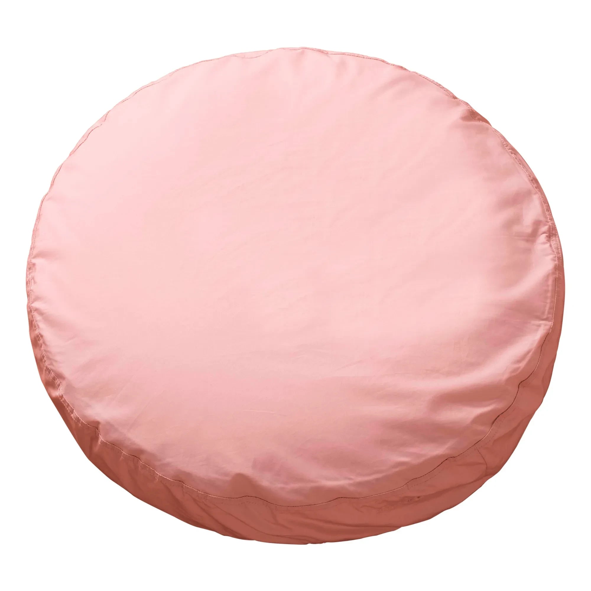 Suite 702 - Cojín Redondo de Percale de Algodón Orgánico | Rosa Empolvado