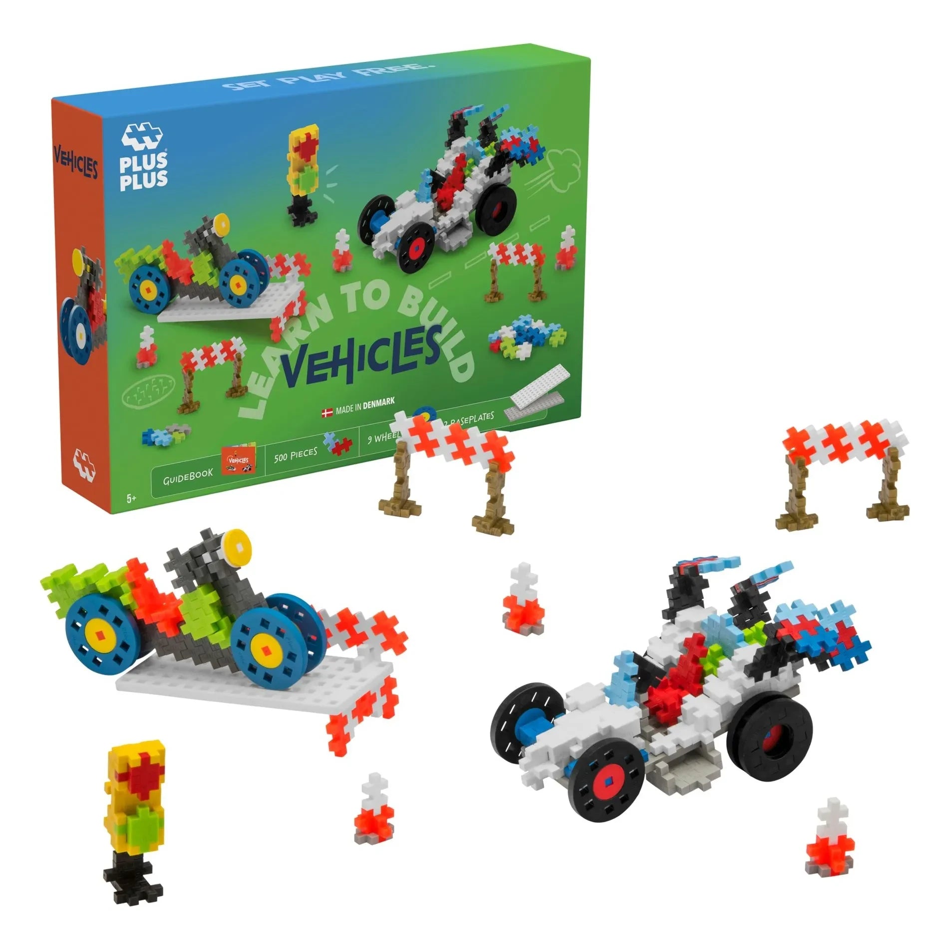 Plus-Plus - ¡GO! Set de exploración - 500 piezas