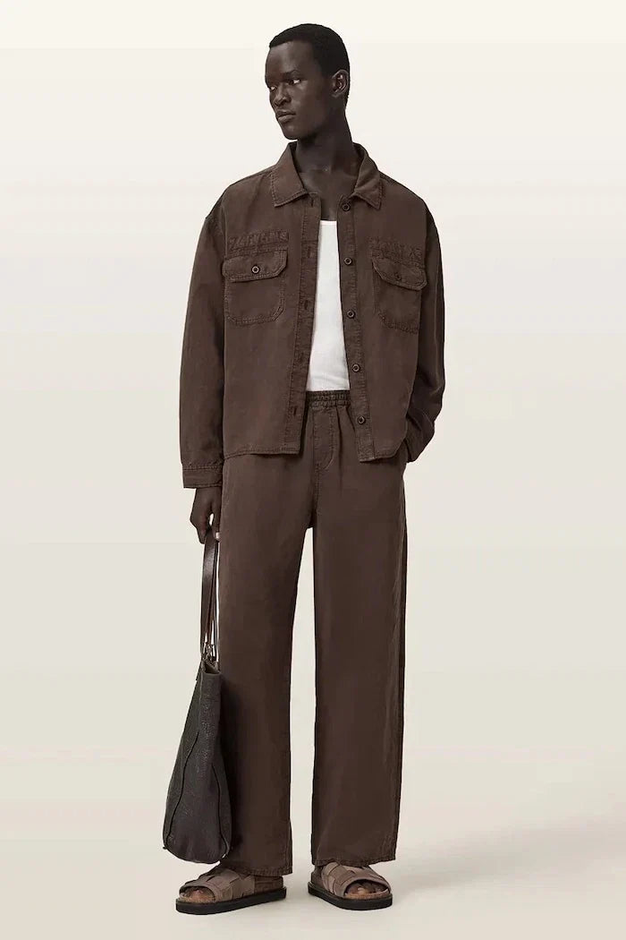 Pantalones KORTEN para hombre de mezcla de lino AllSaints