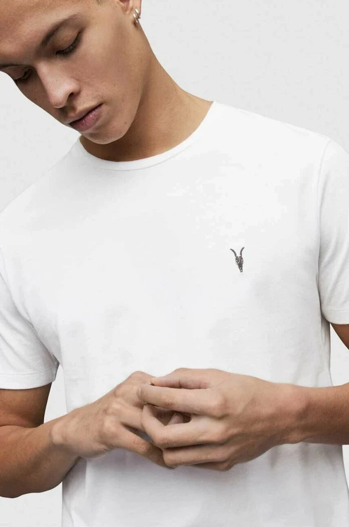 Camiseta de algodón AllSaints BRACE SS CREW