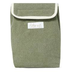 Adorna - Bolsa de almuerzo de lino con aislamiento térmico | Caqui