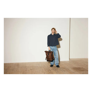 Sandqvist - Mochila Icon Rolltop 16 | Marrón