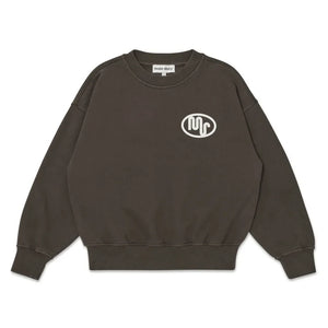 Main Story - Organik Pamuklu Bubble Sweatshirt | Kahverengi