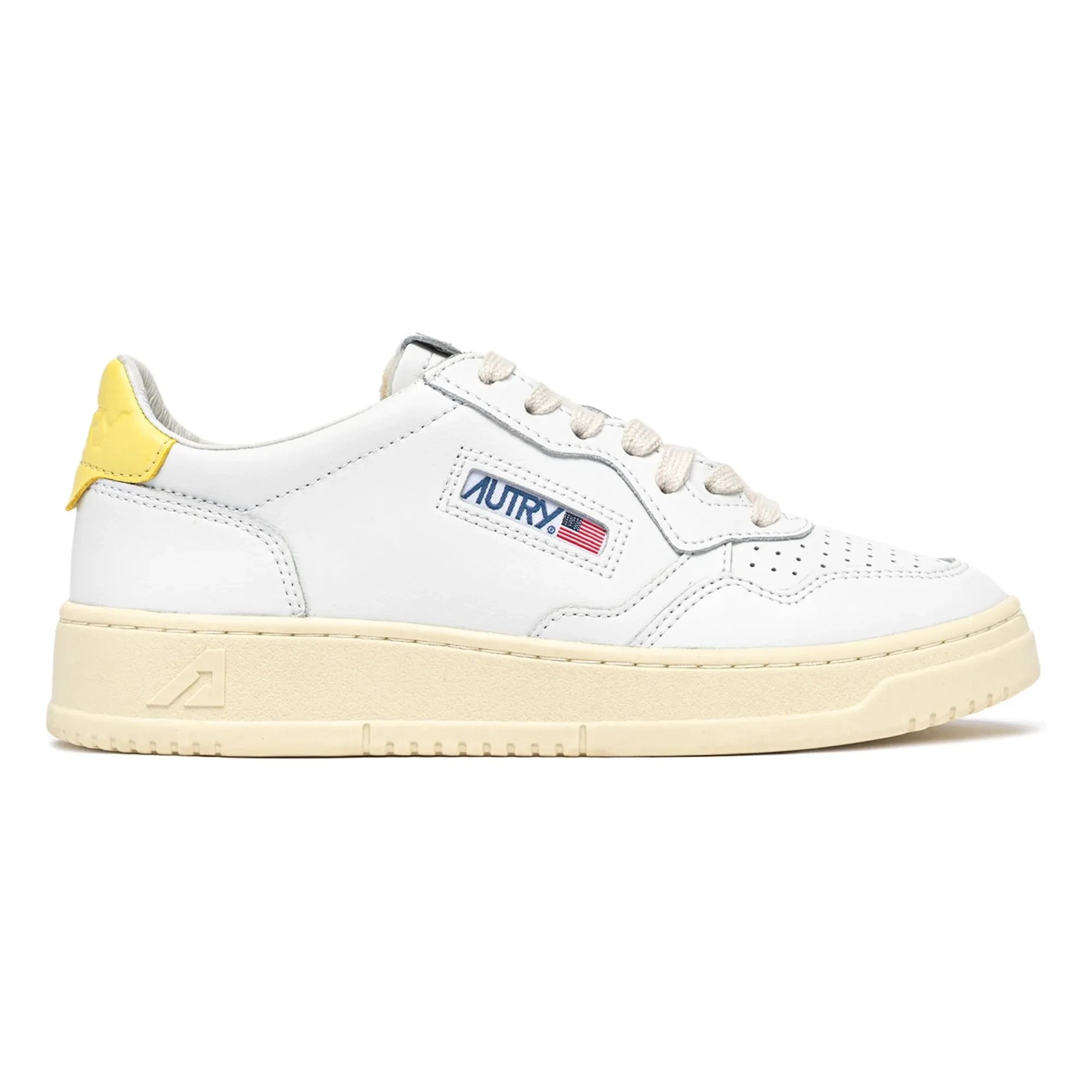 Zapatillas deportivas bajas Autry Medalist de cuero | Amarillo