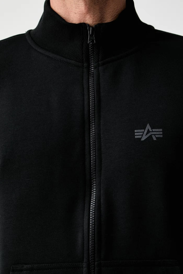 Sudadera de algodón con cremallera DTM Mid para hombre Alpha Industries