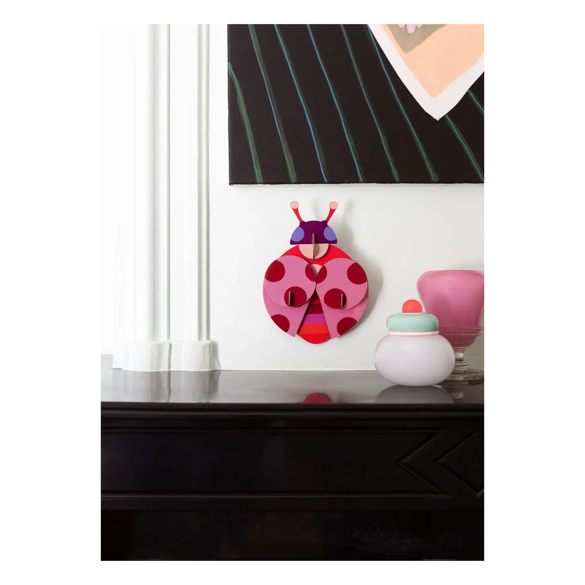 Studio Roof - Decoración de pared Mariquita - Studio Roof x Zoe Miller | Rojo