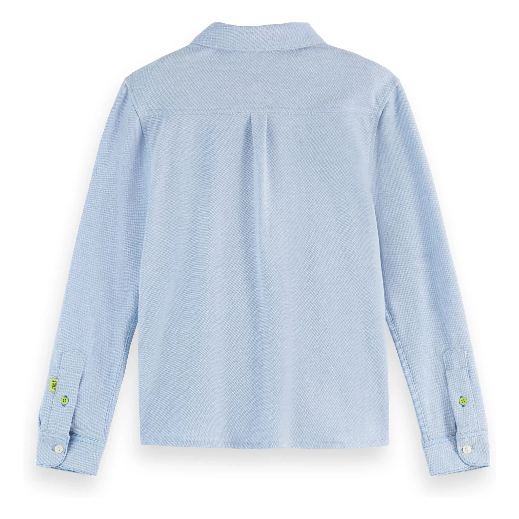 Scotch & Soda - Camisa de piqué bicolor | Azul