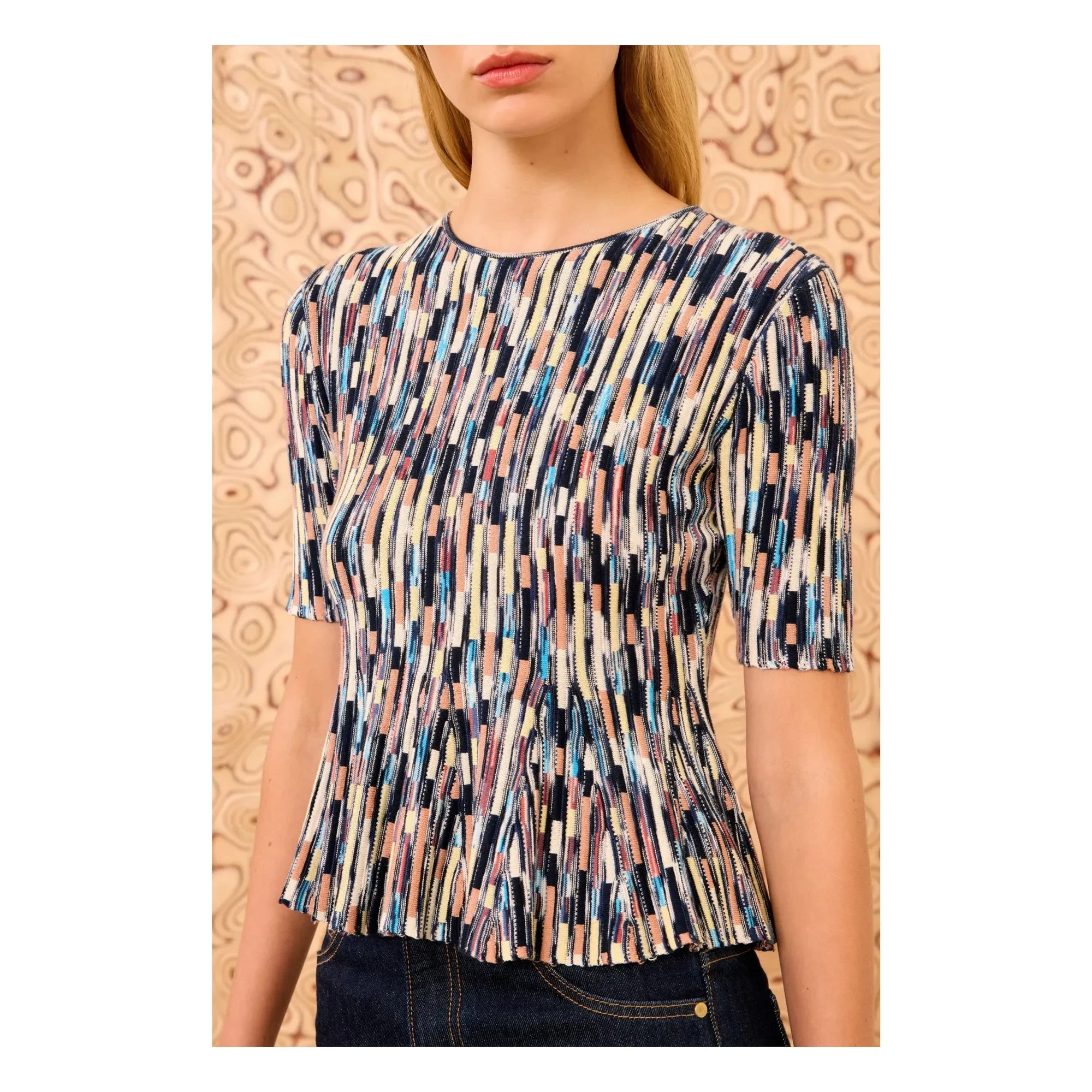 Ulla Johnson - Camiseta de punto Samira | Azul