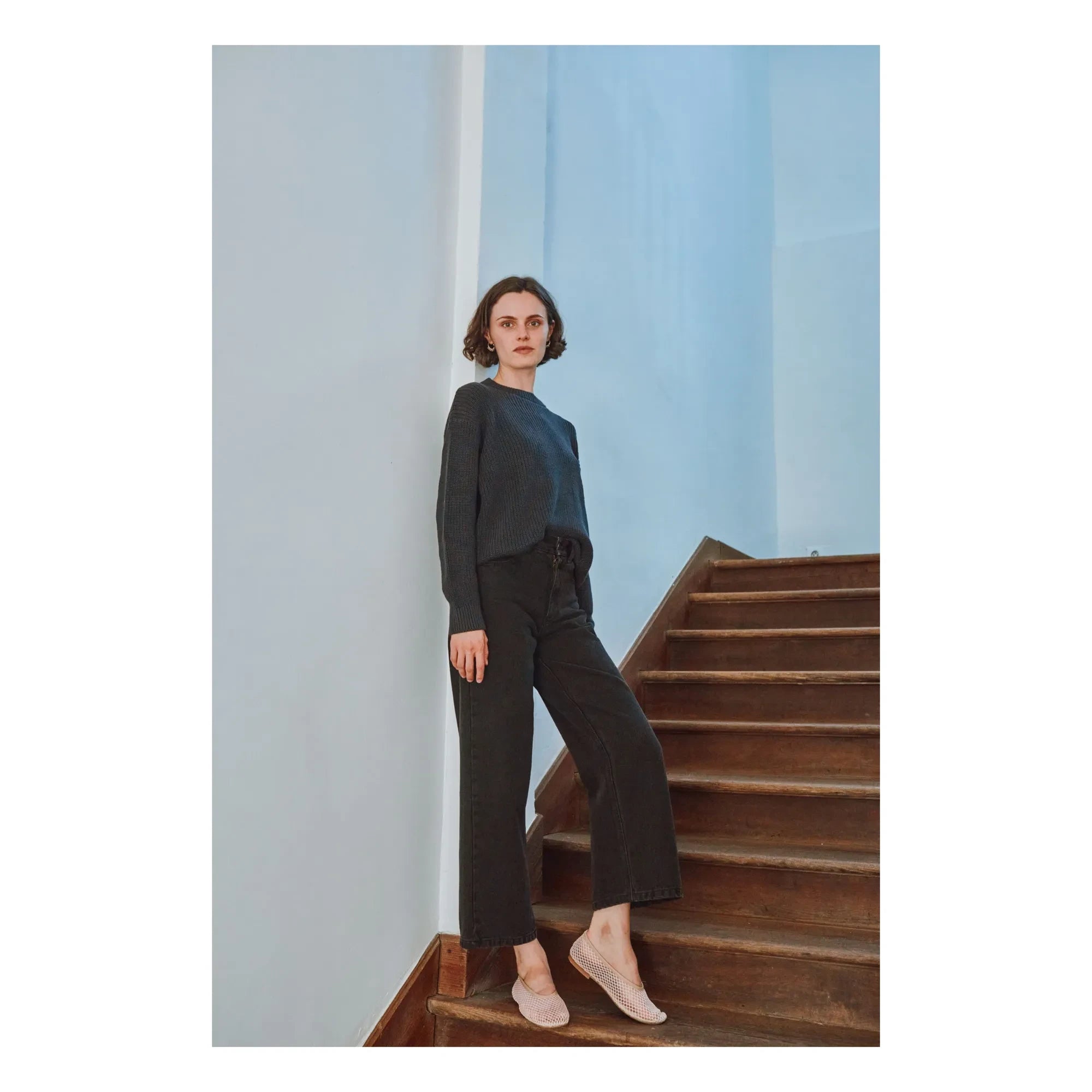 Poudre Organic - Bergenie Denim pantalón | Negro