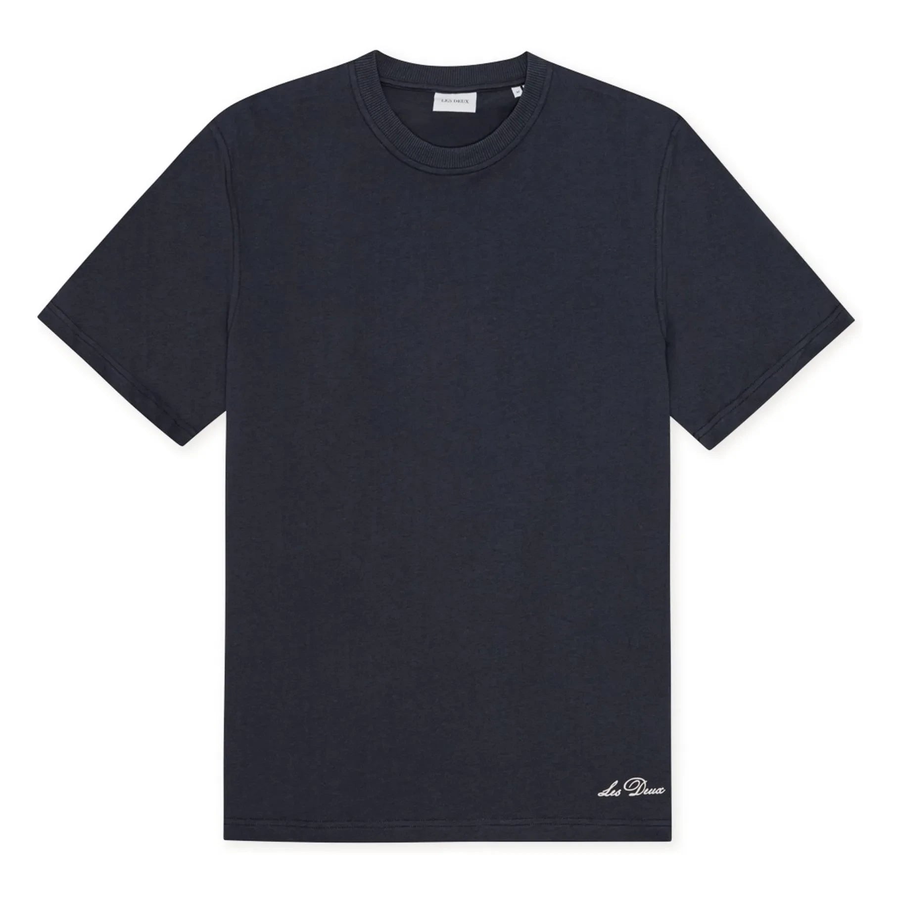 Les Deux - Camiseta de algodón Ben Artist | Azul oscuro