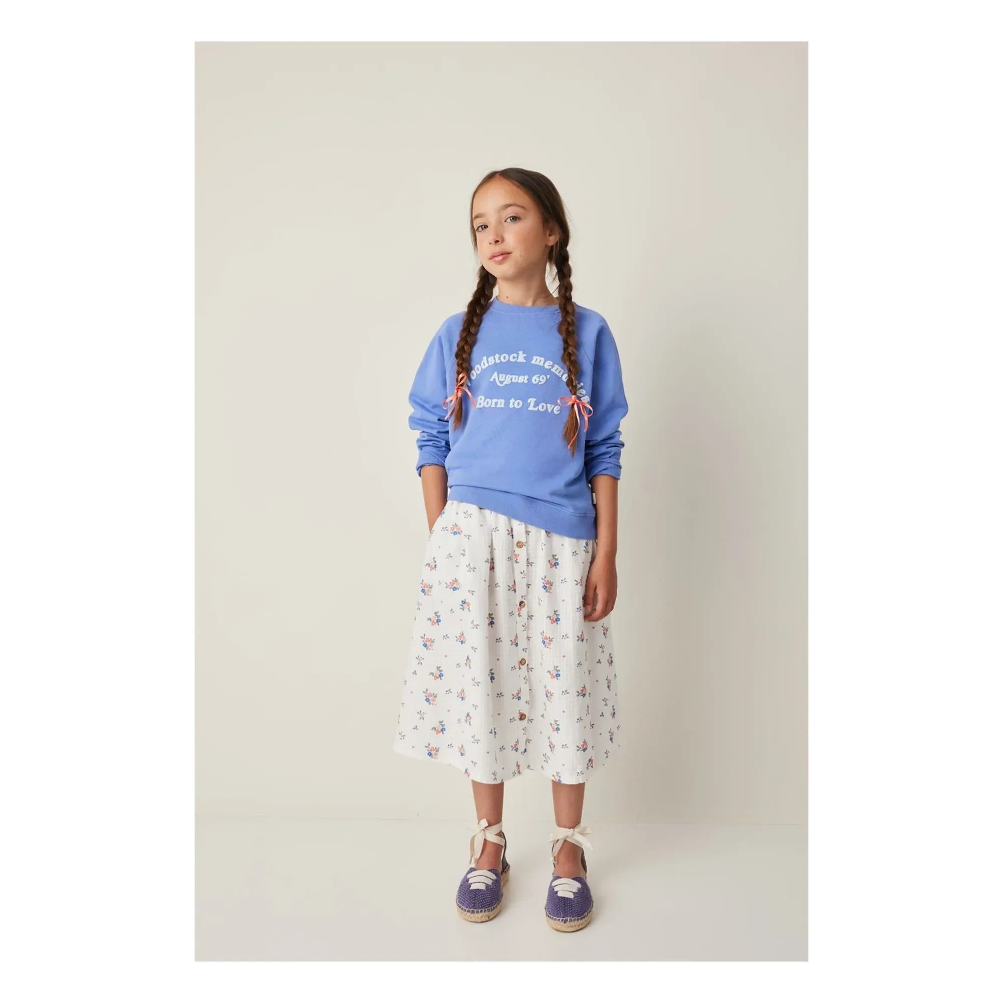Tocoto Vintage - Sudadera Woodstock | Azul