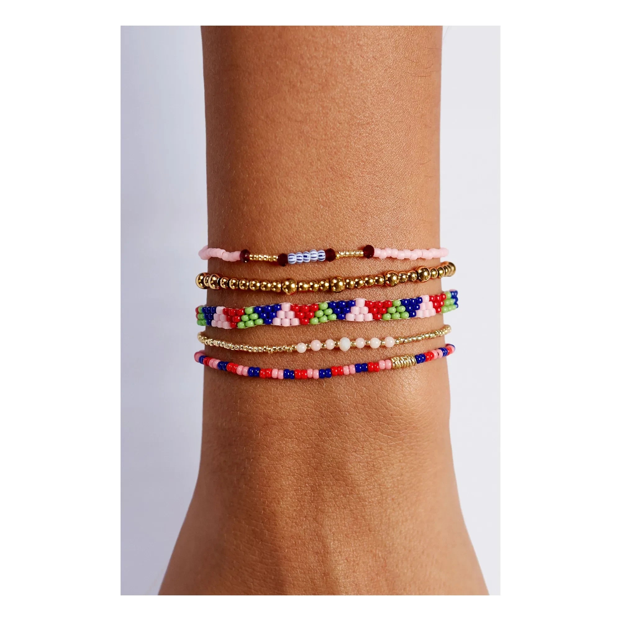 Anni Lu - Pulsera Peppy | Rosa