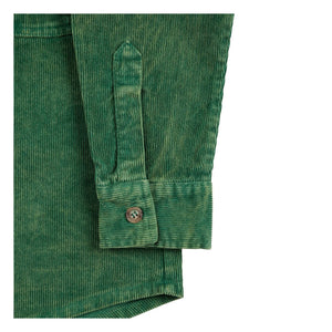 Bobo Choses - Camisa de terciopelo con canesú | Verde