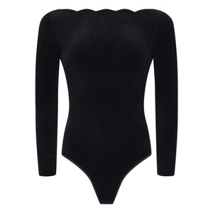 Flair - Vücut Katy Velours | Negro
