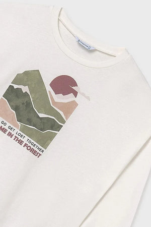Blusa de algodón de manga larga Mayoral
