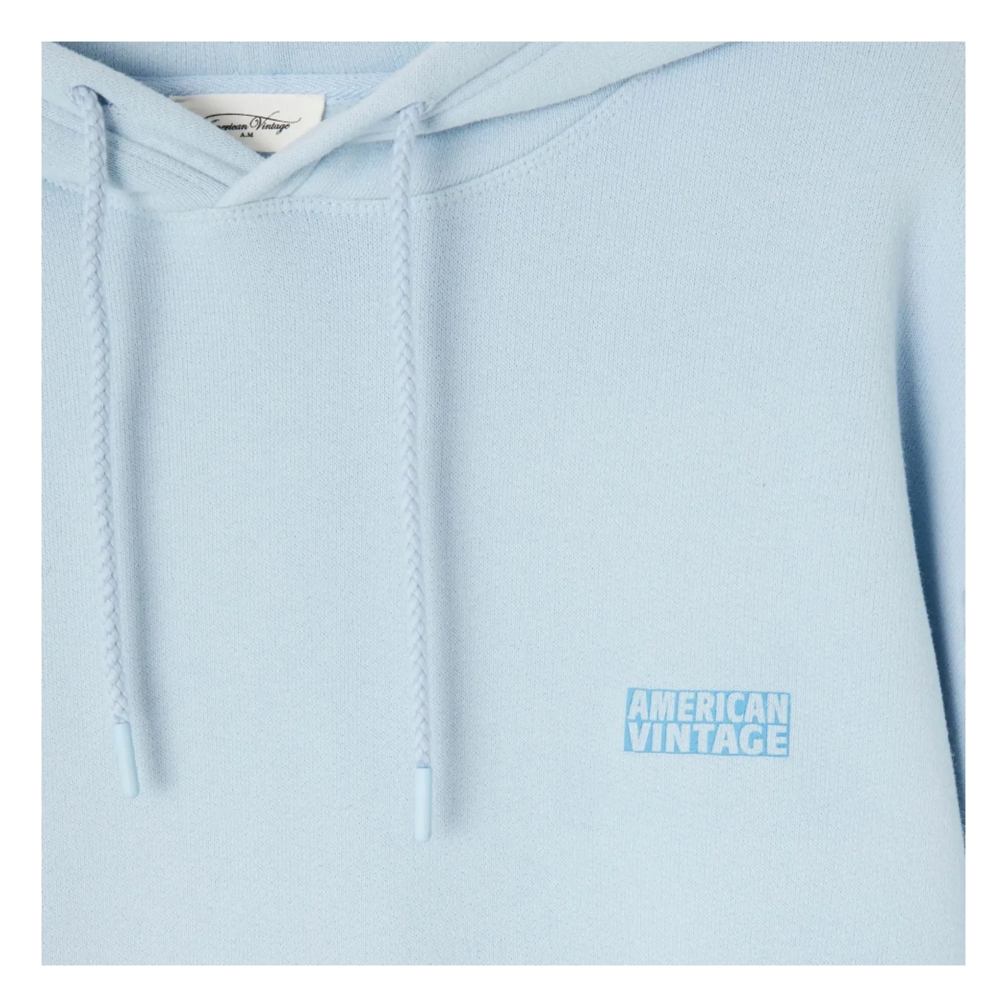 American Vintage - Sudadera con capucha Izubird | Azul Claro
