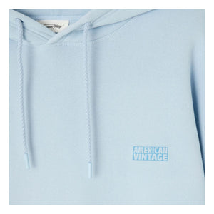 American Vintage - Sudadera con capucha Izubird | Azul Claro