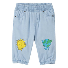 Stella McCartney Kids - Pantalones vaqueros Soleil | Vaquero claro